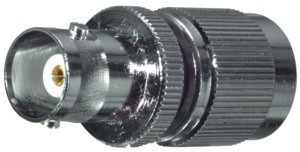 TNC PLUG TO BNC SOCKET ADAPTOR