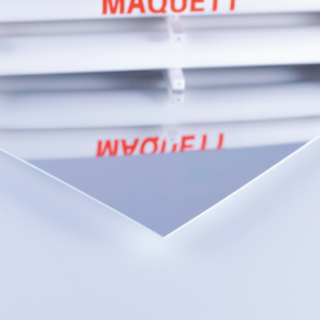 1 mm Stiren Srebrno zrcalo Plosca