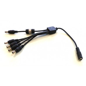 Splitter from 1x female to 5x male (5.5/2.1)