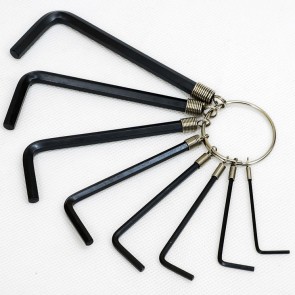8Pcs Ring Type Hex Key Set (1.5,2,2.5,3,4,5,5.5,6mm)