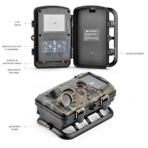 15MP Hunting Trail Camera with Night Vision 940 nM Infrared