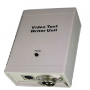 Text writer & Keyboard for video text overlay - pipeline inspection cam system