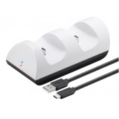 PS5 polnilec za playstation - dvojna polnilna postaja za PS5 kontrolerje