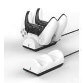 PS5 polnilec za playstation - dvojna polnilna postaja za PS5 kontrolerje