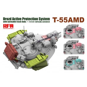 T-55AMD Drozd APS w/workable track links