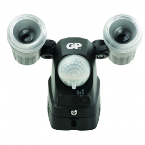 Varnostna senzorska zunanja led svetilka brezžična, baterijska GP Safeguard RF2 Outdoor Security
