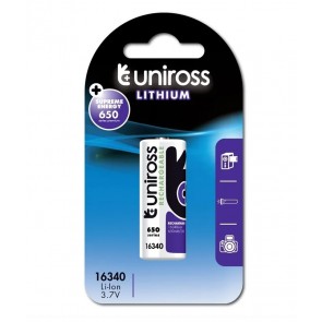 CR123A Li ion polnilna baterija UM16340N1 (1 kom) 