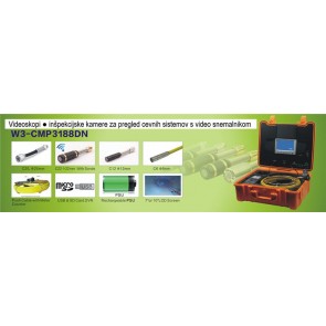 Inšpekcijska kamera (Videoskop/Video-endoskop) za pregled inštalacij ABS + DVR