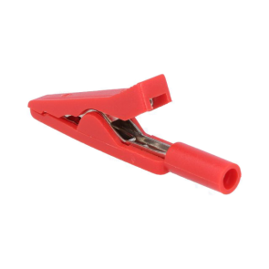 Sponka krokodil CR-2 PM-R 10A 60VDC 41,5 mm rdeča