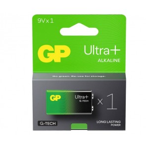 Ultra Alkalna Plus 9V GP baterija 1604AUP (6LF22)