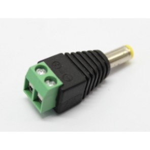 Napajalni konektor 5.5/2.1 -moški z vijaki